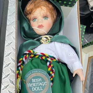 COPY - ALLCRAFT Irish Heritage Doll Collection NEW IN BOX. Emer